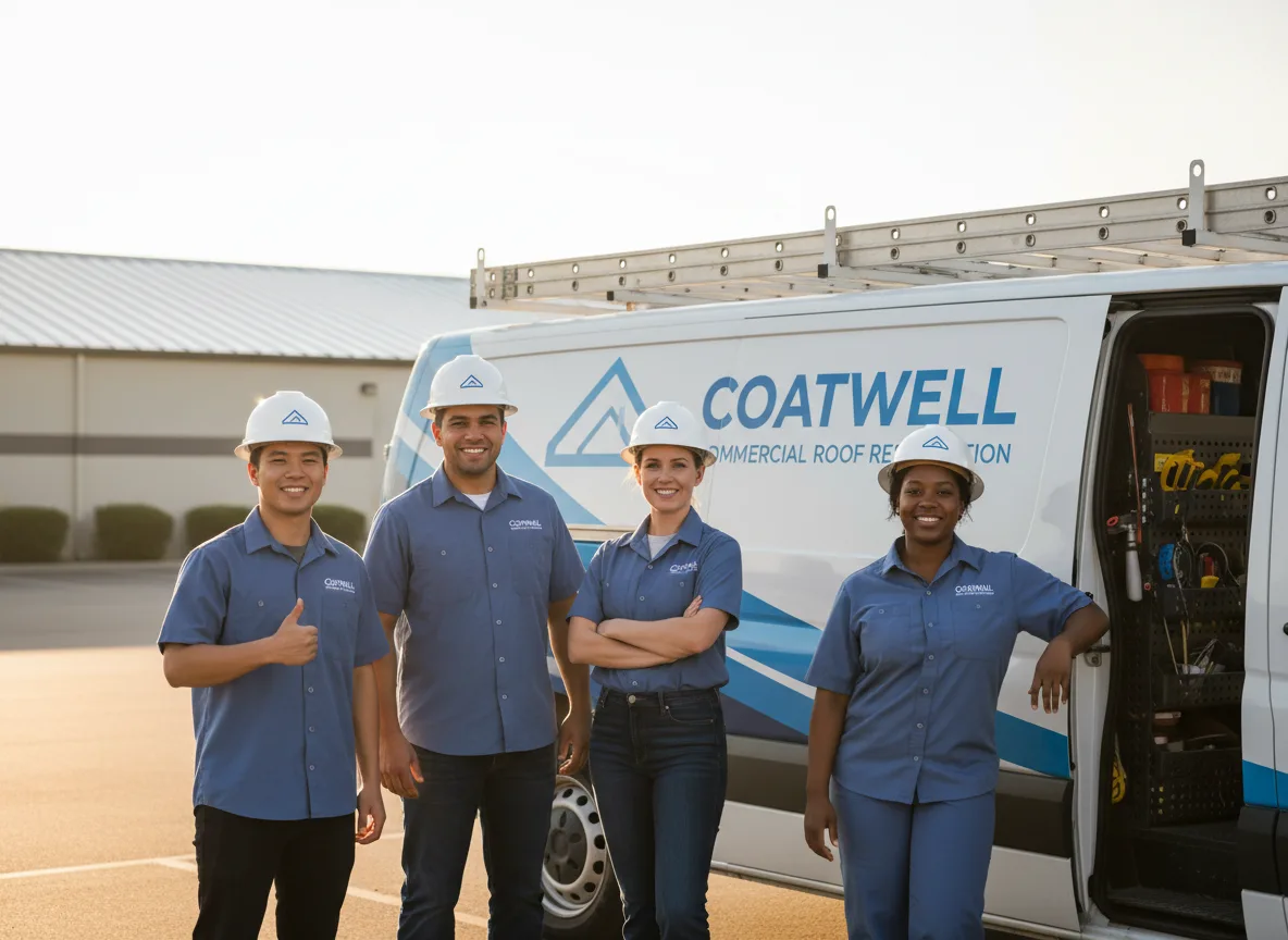 Commercial roof coating company in Homer, IL